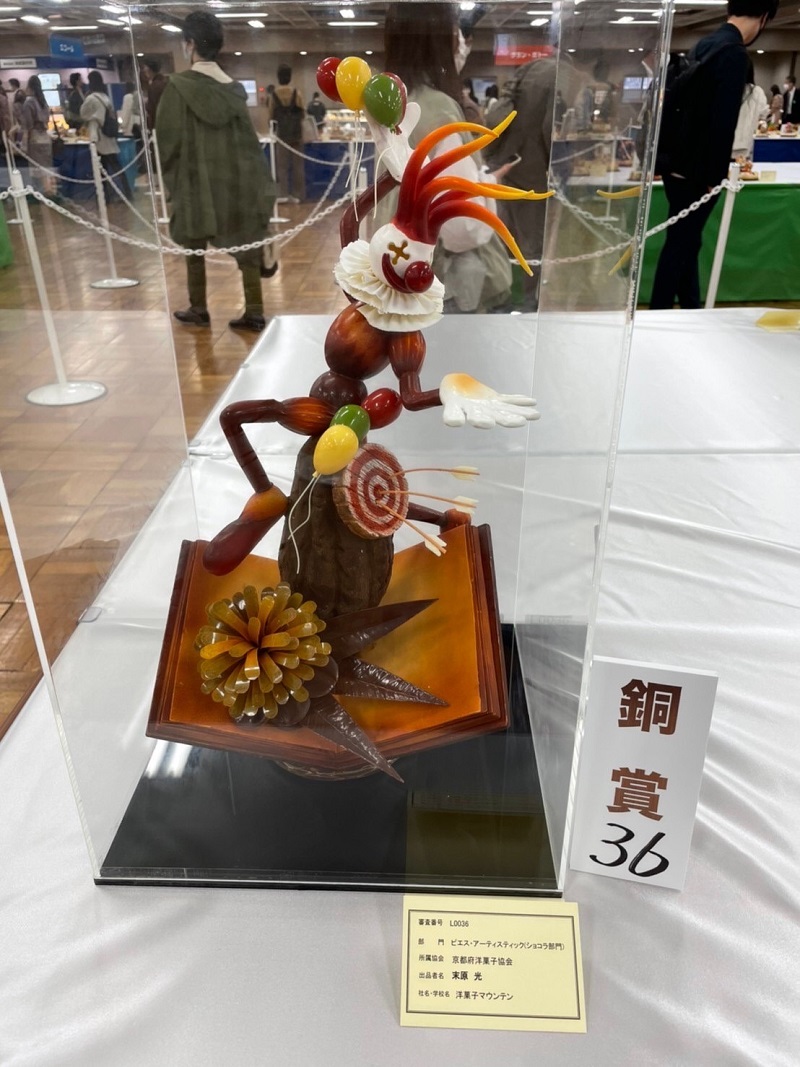 銅賞　ピエス・アーティスティック（ショコラ部門）　末原　光　洋菓子マウンテン